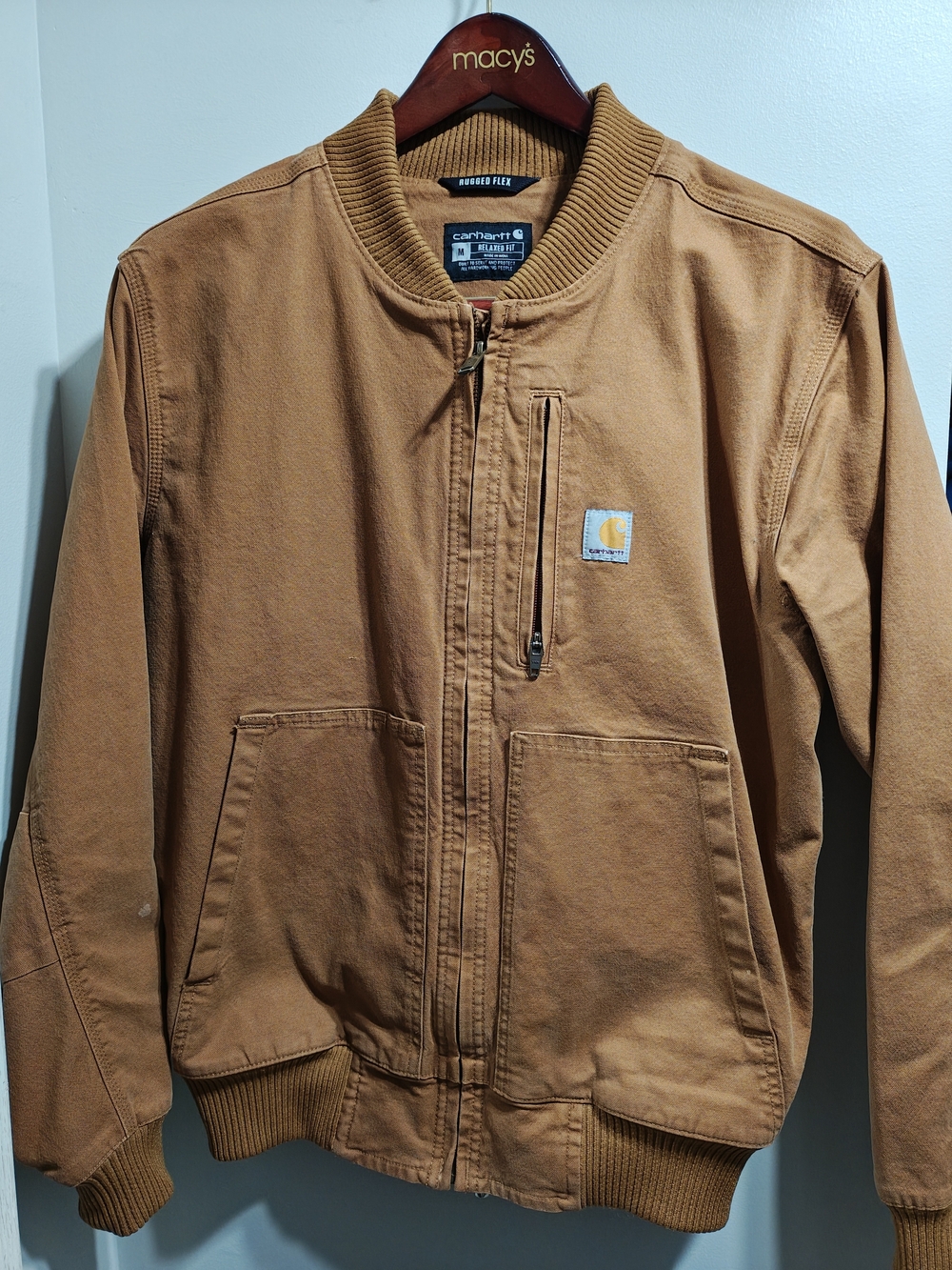 Carhartt Men’s Tan Bomber Jacket